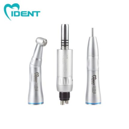 Factory price dental surgical low speed handpiece kit electric motor straight contra angle connect 4 holes push button product