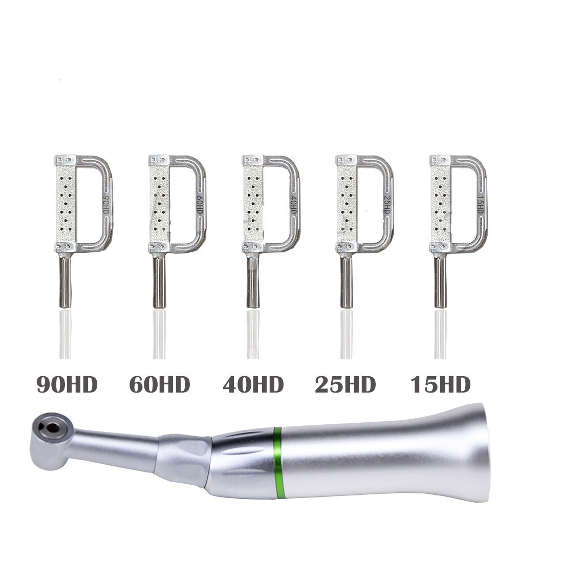 Dental Handpiece Kit IPR System Reciprocating Interproximal Stripping Reduction Contra Angle 4:1 Orthodontic with Saw Blade 1 10