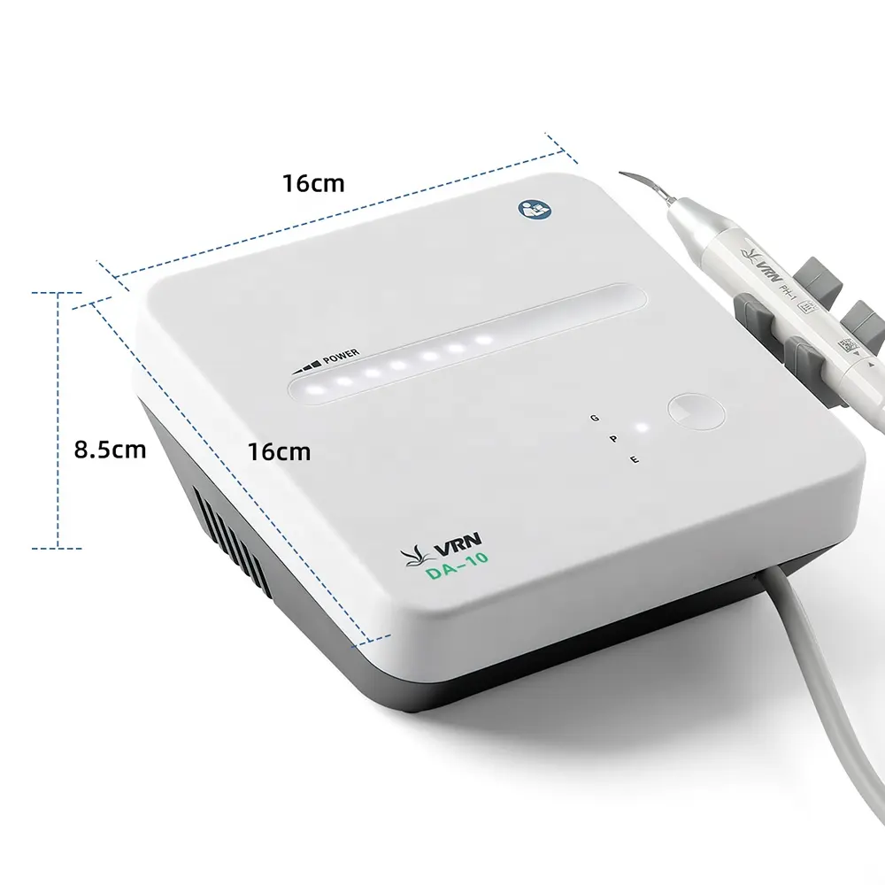 Dental Portable Oral Teeth Perio Cleaner Scaling with LED Handpiece Dental Ultrasonic Scaler 16cm