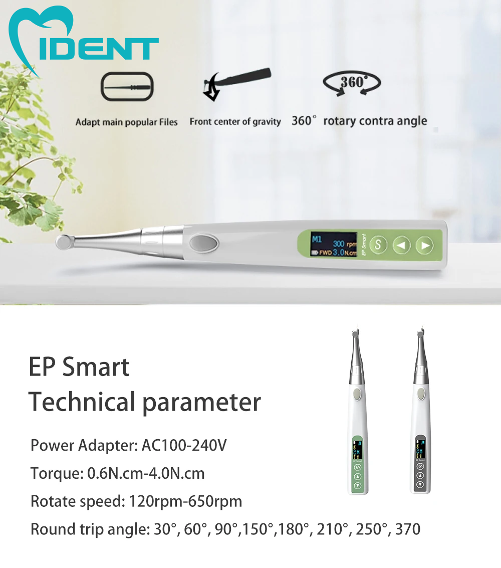 2 2 In 1 Dental Wireless Endo Motor Built In Apex Locator Root Canal Treatment Reciprocating EP-Smart Dental Endodontics - Image 2
