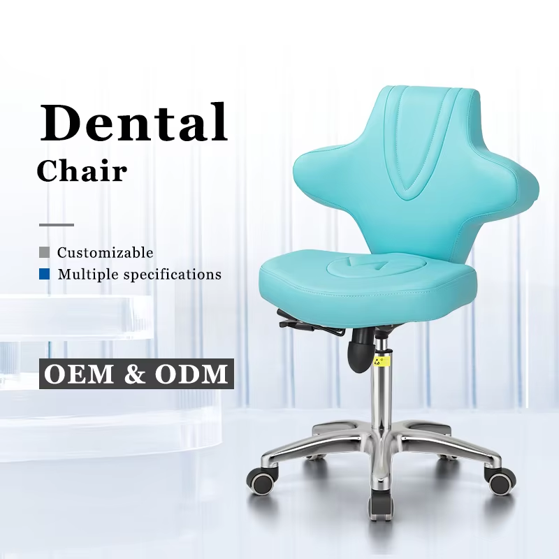 Dental adjustable leather chair furniture lab laboratory furniture Laboratory Furniture For clinic dental lift saddle chair No reviews yet 1 sold 321