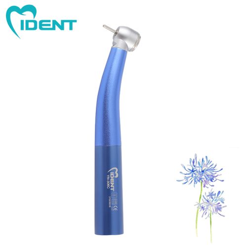 Dental handpiece fiber optic LED high speed handpiece Air turbine with ceramic bearing Lab Equipment (bule)