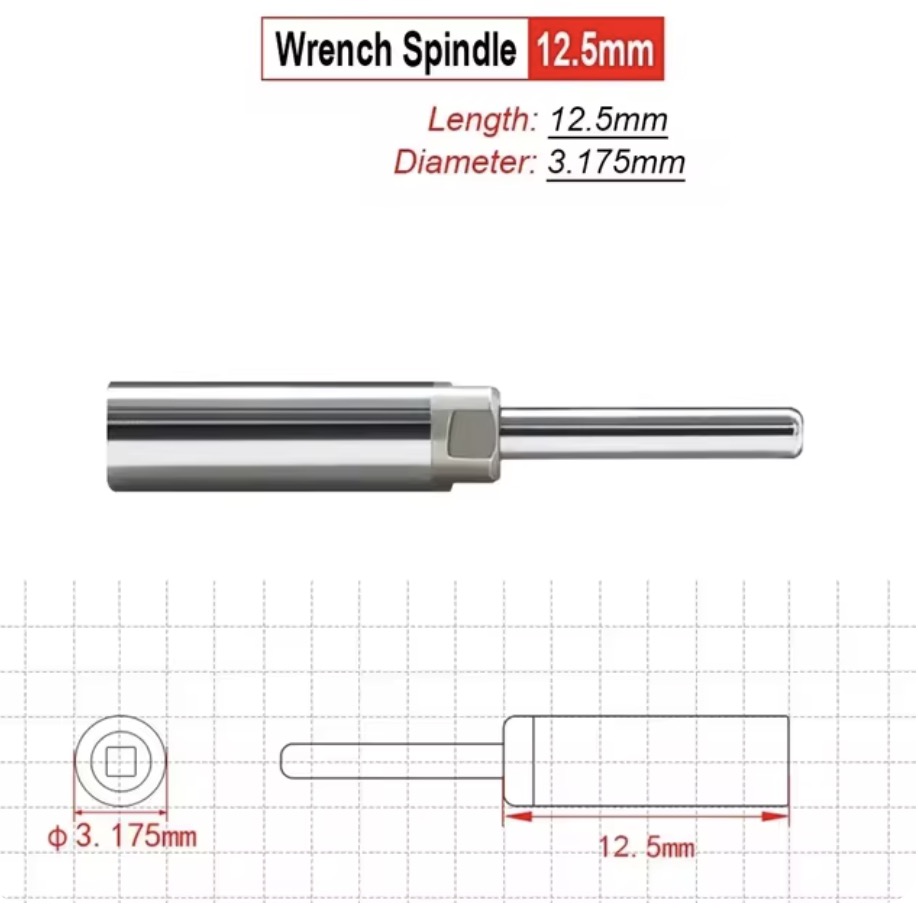 Dental Air Turbine SpindleNSK KAVO WH Sirona High-speed Handpiece Push Button Axis Wrench Cartridge Rotor Shaft 49781728651519 .pic