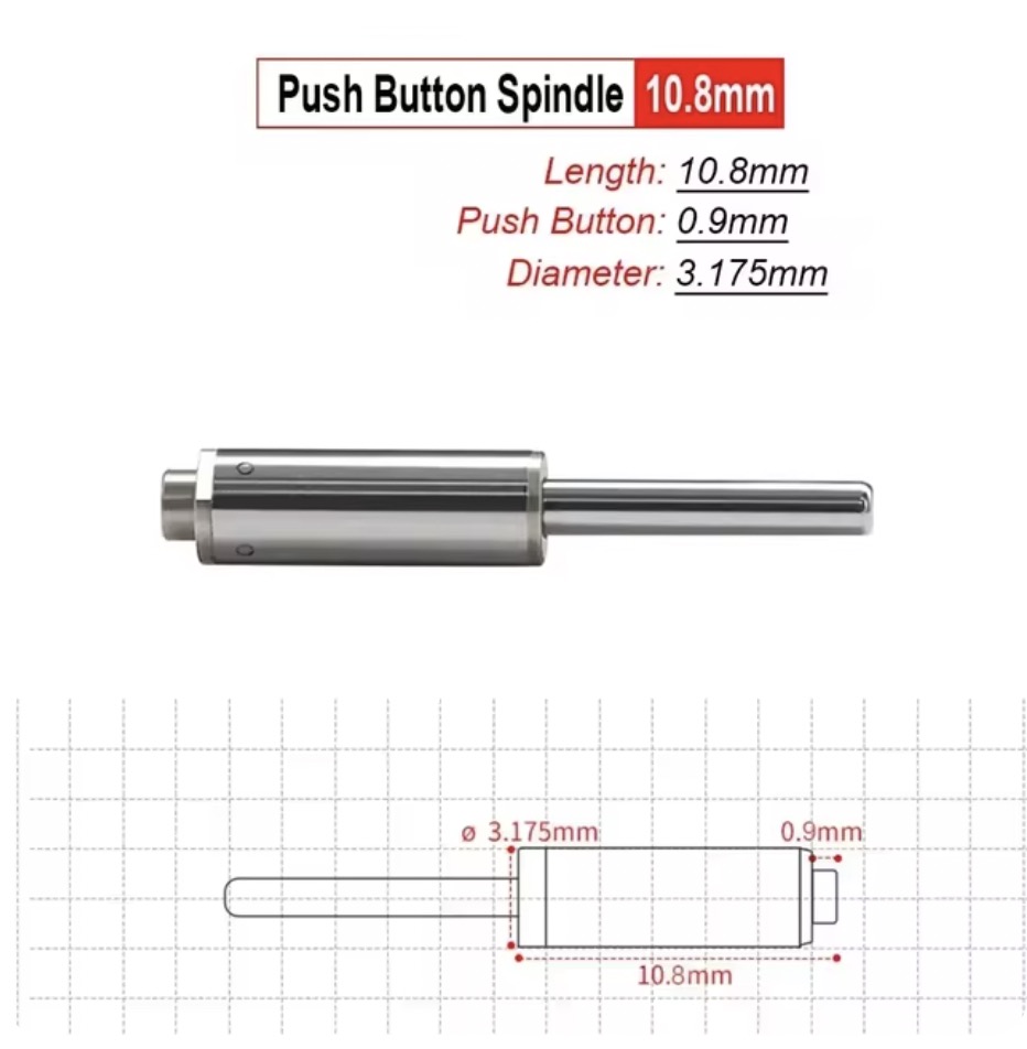 Dental Air Turbine SpindleNSK KAVO WH Sirona High-speed Handpiece Push Button Axis Wrench Cartridge Rotor Shaft 49821728651564 .pic