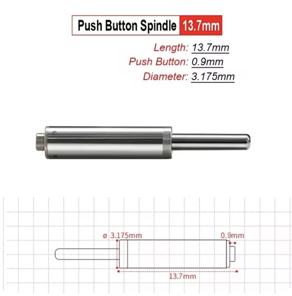 Dental Air Turbine SpindleNSK KAVO WH Sirona High-speed Handpiece Push Button Axis Wrench Cartridge Rotor Shaft 49861728651606 .pic