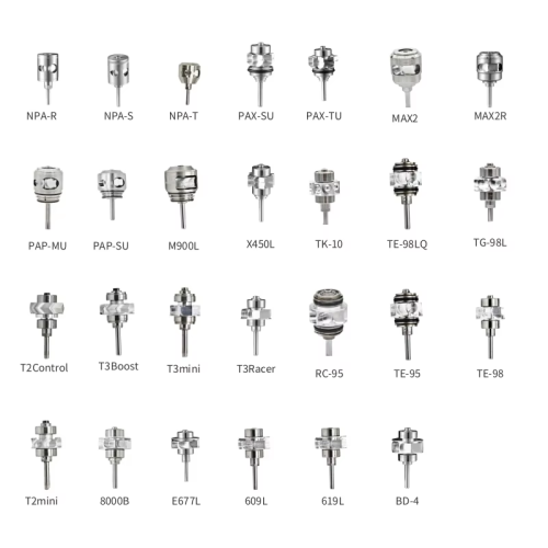Dental Spare Part Metal Push Button Cartridge for Dental Handpiece Turbine Powered Dental Spare Part