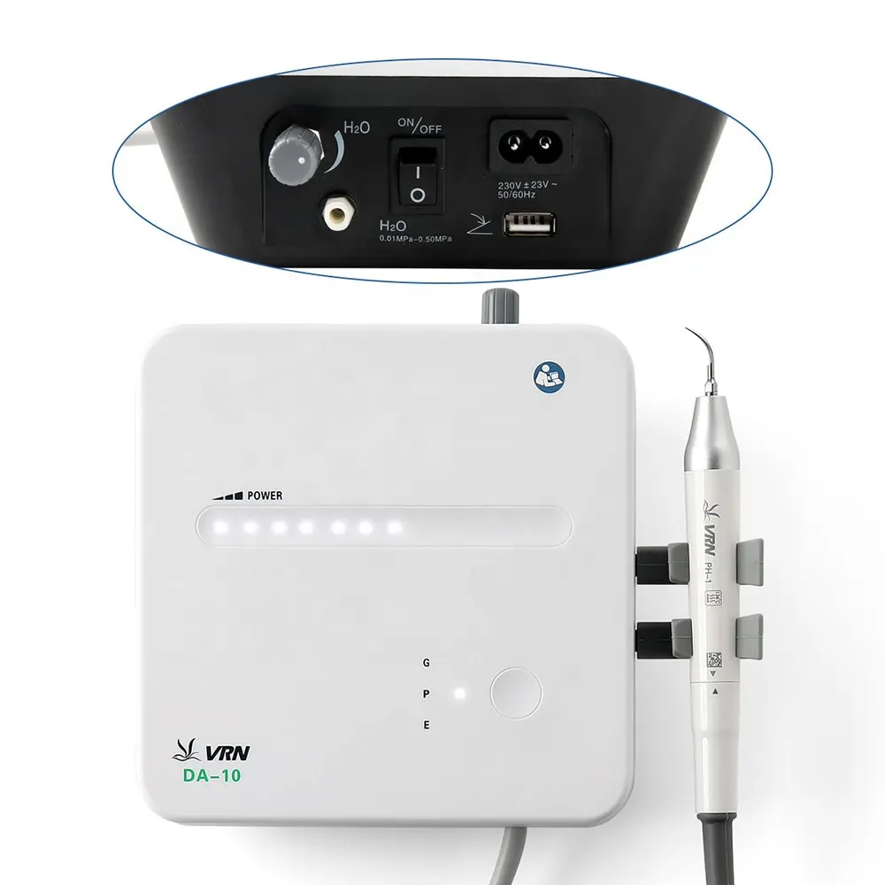 Dental Portable Oral Teeth Perio Cleaner Scaling with LED Handpiece Dental Ultrasonic Scaler DA 10