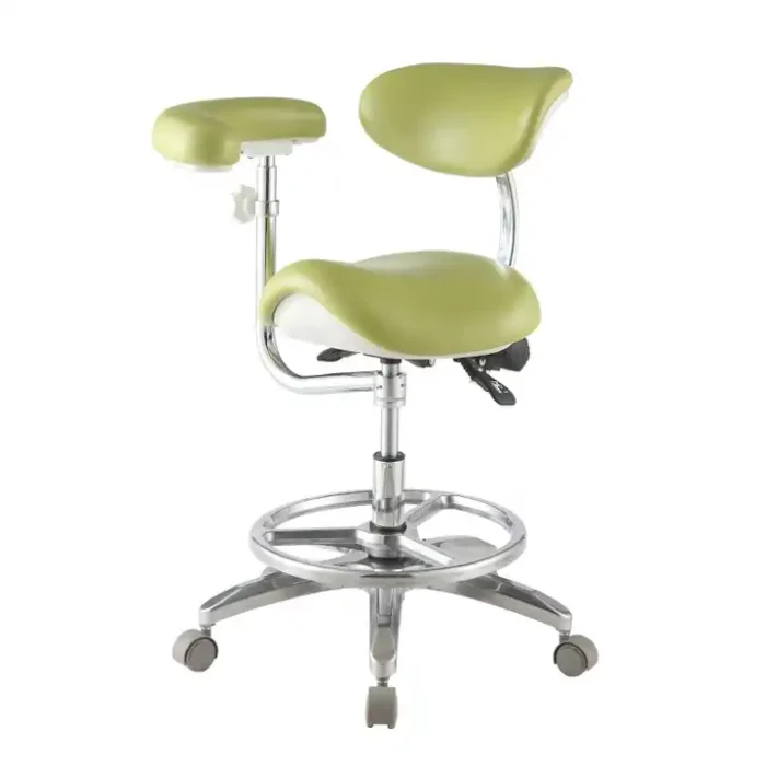 Dental Clinic Use Dental Furniture Dentist Assistant Chair Saddle Seat With Rotation Armrest Dental Stool - Image 4