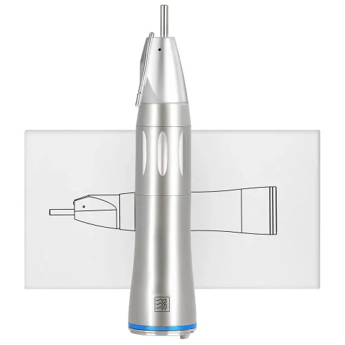 1: 1 Inner Waterway Optical Fiber Dental Straight Low Speed Handpiece with Welded Water Pipe