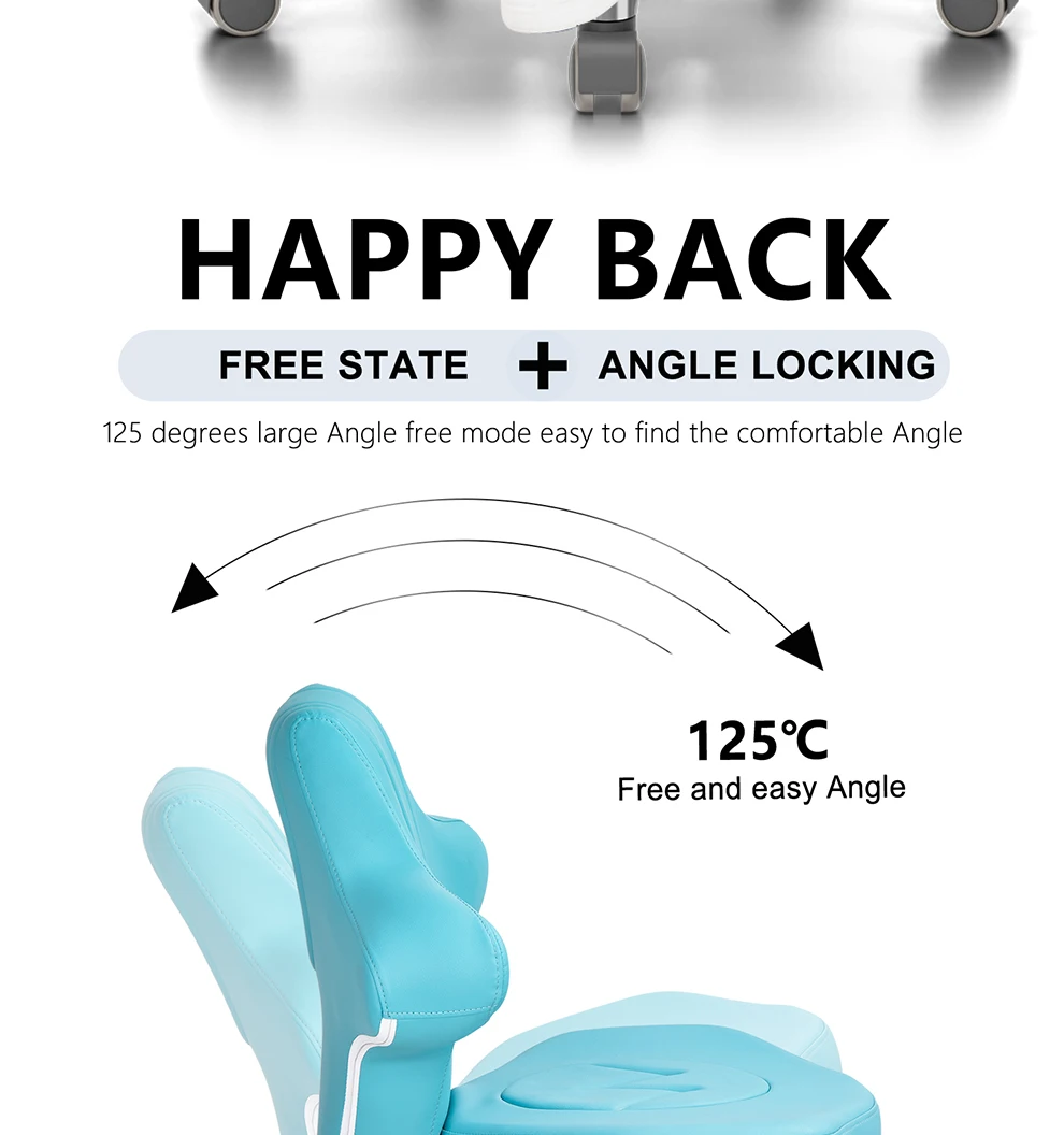 Dental adjustable leather chair furniture lab laboratory furniture Laboratory Furniture For clinic dental lift saddle chair No reviews yet 1 sold HAPPY BACK