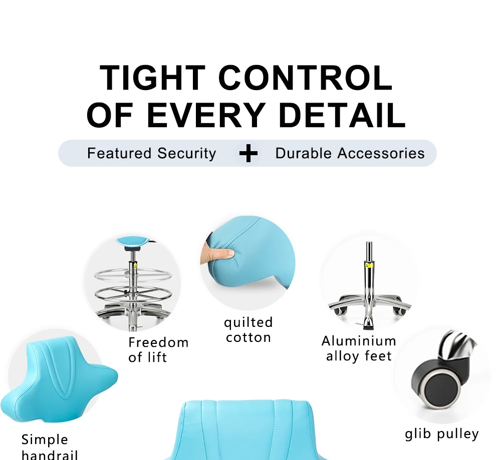 Dental adjustable leather chair furniture lab laboratory furniture Laboratory Furniture For clinic dental lift saddle chair No reviews yet 1 sold TIGHT CONTROL