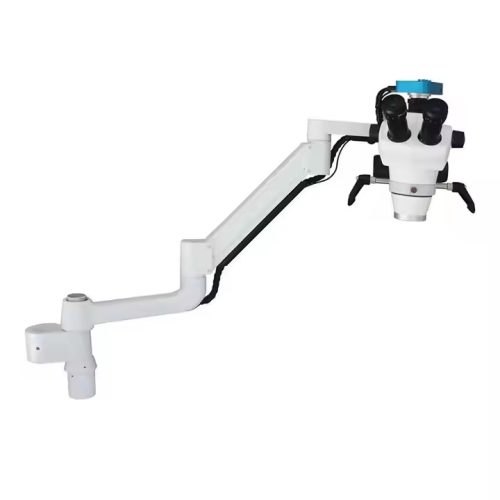 Chair Mounted Easy Move Long Arm Digital 2.5-25x Magnification Surgical Microscope