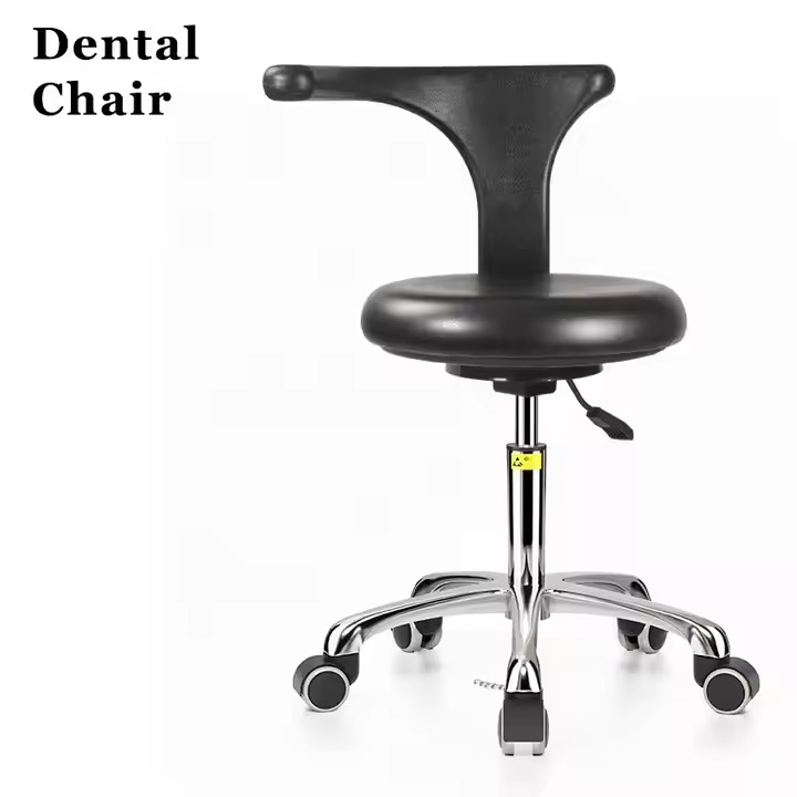 WeChat9930d8de2d9c65b1435004d9a9818c89 Dental chair Factory direct commercial chair for Laboratory workshop school office For Clinic leather rotate lift chairs - Image 3