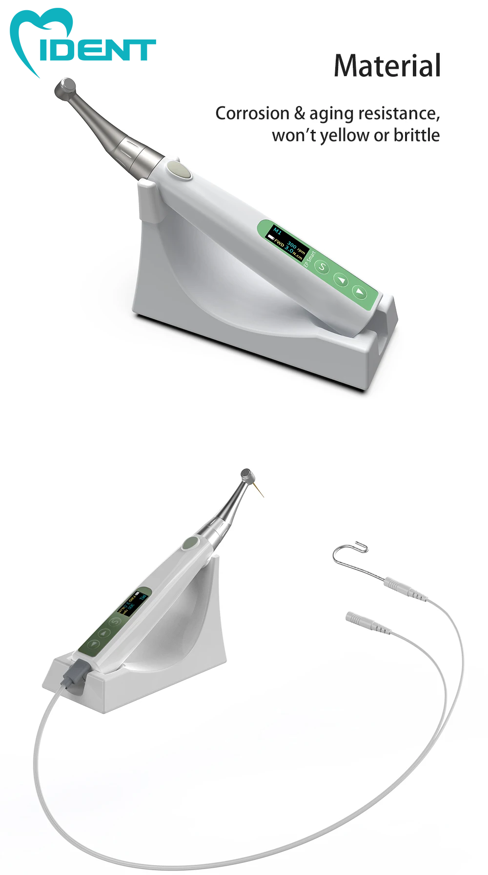 2 In 1 Dental Wireless Endo Motor Built In Apex Locator Root Canal Treatment Reciprocating EP-Smart Dental Endodontics C6