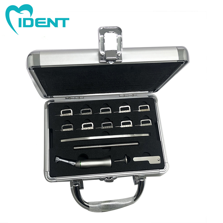 详情1 Dental Handpiece Kit IPR System Reciprocating Interproximal Stripping Reduction Contra Angle 4:1 Orthodontic with Saw Blade - Image 4