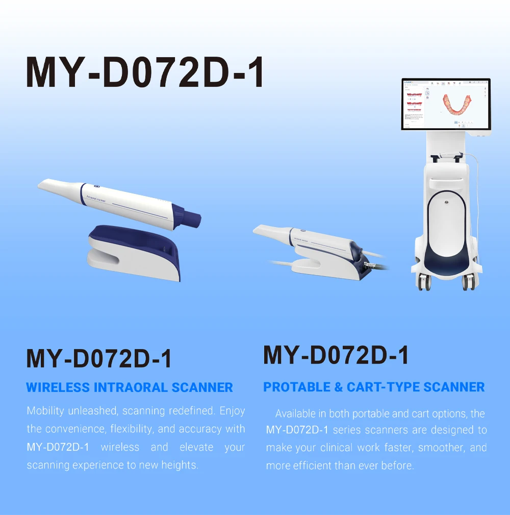Dental 3D Intraoral Scanner 3d dentals clinic model scanner intraoral oral trade Handheld Digital Dentals 3D Intraoral Scanner With Software MY D072D 1