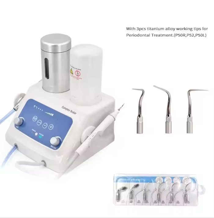 Dental Equipment 2 in 1 complex scaler machine dental ultrasonic piezo scaler with air polishing sandblasting - Image 2