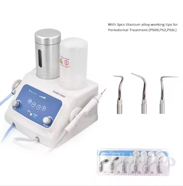 WeChat1cf30c0059bec54d199dd16d860c02ac Dental Equipment 2 in 1 complex scaler machine dental ultrasonic piezo scaler with air polishing sandblasting - Image 2