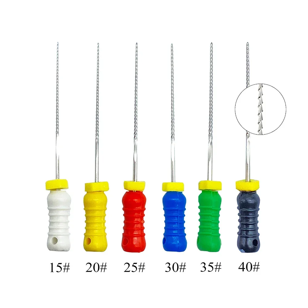 kf-S74c95a7bc81e46b6adb81041296a3443L 10 Boxes/Pack Dental Hand Use H Files 21cm 25mm Stainless Steel Endodontic Root Canal File Dental Dentistry Treatment Tools - Image 3