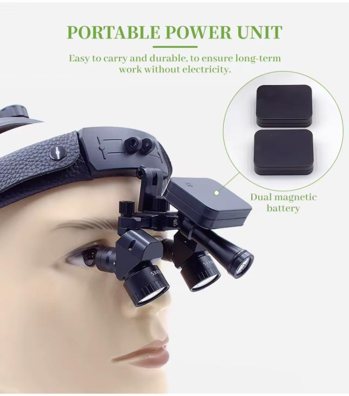 Dental Adjustment Loupes Prescription Glasses Head-Mounted Magnifying Glasses - Image 4